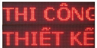 Thi công bảng điện tử led Thi công bảng điện tử led
