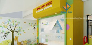 Cỏ nhân tạo làm sân chơi mầm non Cỏ nhân tạo làm sân chơi mầm non