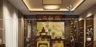 Mẫu thiết kế phòng thờ đẹp Thiết kế phòng thờ đẹp