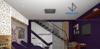 Thiết kế thi công salon nail Thiết kế thi công salon nail