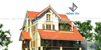 Thiết kế biệt thự hướng tây Thiết kế biệt thự hướng tây