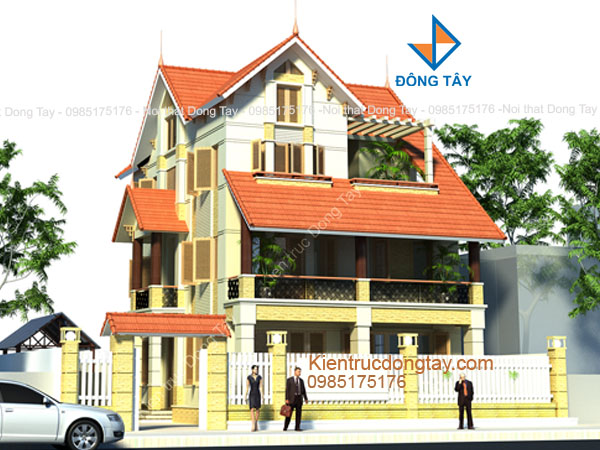 Thiết kế biệt thự hướng tây