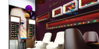 Mẫu thiết kế tiệm nail đẹp Mẫu thiết kế tiệm nail đẹp