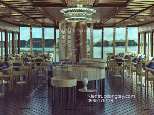 Thiết kế nhà hàng du thuyền