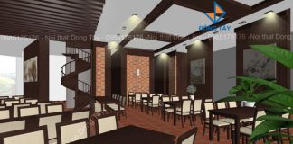 Thiết kế nhà hàng ăn uống á đông Thiết kế nhà hàng ăn uống á đông