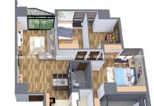 Thiết kế căn hộ chung cư New Skyline Thiết kế căn hộ chung cư New Skyline