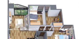 Thiết kế căn hộ chung cư New Skyline Thiết kế căn hộ chung cư New Skyline