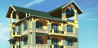 Tư vấn thiết kế biệt thự 4 tầng diện tích 14 x 16m Tư vấn thiết kế biệt thự 4 tầng diện tích 14 x 16m