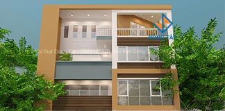 Thiết kế kiến trúc nhà phố Hòa Bình Thiết kế kiến trúc nhà phố Hòa Bình