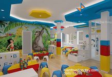 Mẫu thiết kế trường mầm non đẹp Mẫu thiết kế trường mầm non đẹp