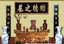 Bố trí đặt bàn thờ theo phong thủy Bố trí đặt bàn thờ theo phong thủy