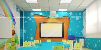 Thiết kế trung tâm ngoại ngữ Mẫu thiết kế trung tâm ngoại ngữ