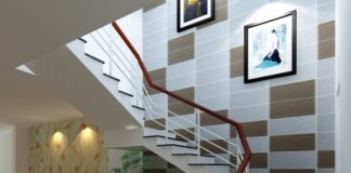 Thiết kế cầu thang nhà ống đẹp Thiết kế cầu thang nhà ống đẹp
