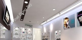 Thiết kế cửa hàng cắt tóc gội đầu Hair Passion Thiết kế cửa hàng cắt tóc gội đầu Hair Passion