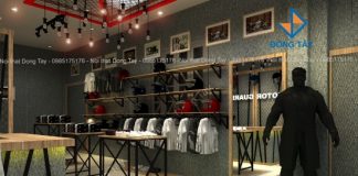 Thiết kế cửa hàng thời trang Motorbike xe máy Thiết kế cửa hàng thời trang Motorbike xe máy