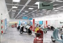 Thiết kế nội thất cửa hàng xe máy Thiết kế nội thất cửa hàng xe máy