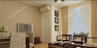 Thiết kế nội thất nhà ống cổ điển á đông Thiết kế nội thất nhà ống cổ điển á đông