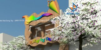 Thiết kế nội thất quán kem đẹp Thiết kế nội thất quán kem đẹp