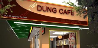 Thiết kế quán cà phê đẹp 2 mặt tiền Thiết kế quán cà phê đẹp 2 mặt tiền