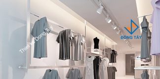 Thiết kế shop thời trang hẹp ngang Thiết kế shop thời trang hẹp ngang