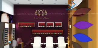 Thiết kế thi công tiệm nail Thiết kế thi công tiệm nail